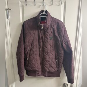 GUESS Men's Jacket - Deep Burgundy